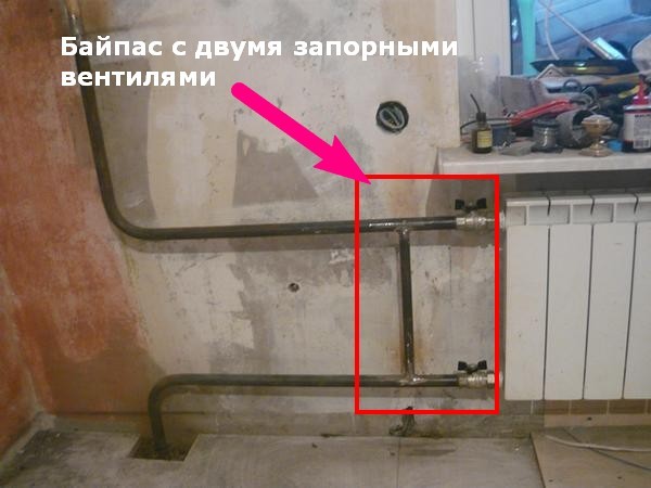 Замена радиатора отопления на кухне