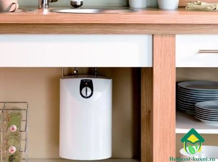 Типы водонагревателей используемых на кухне